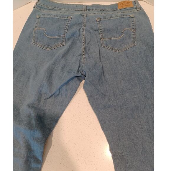 LEVI Strauss Signature Womens Jeans Pants Mid Rise Boyfriend Size 18 W 34 - Picture 5 of 8